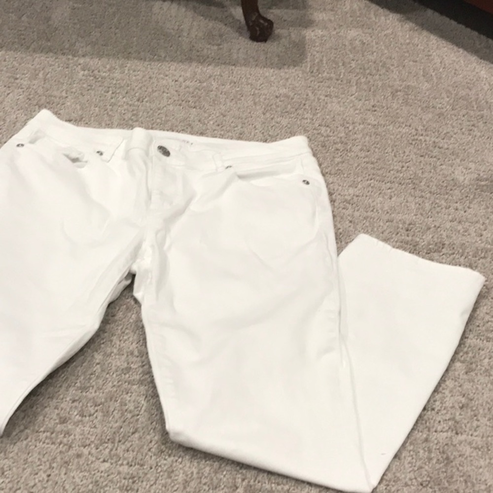 White jeans